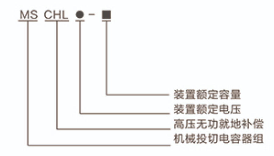 MSCHL高壓無功就地補償型號含義