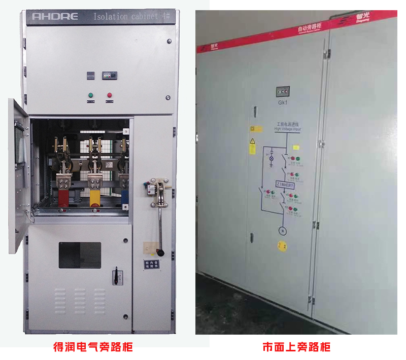 得潤(rùn)電氣旁路柜與別家旁路柜的不同之處